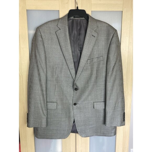 Lauren Ralph Lauren Sport Coat Blazer Mens Suit Jacket Silk Wool 2 Button 43R - Picture 2 of 7